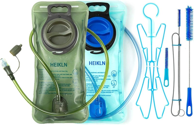 HEIKLN Hydration Bladder 1.5L-2L-3L,Leak Proof Water Reservoir, BPA Free Military Water Storage Bladder Bag Hydration Pack Replacement Easy Clean for Bicycling Hiking Camping Hunting Running - Image 1